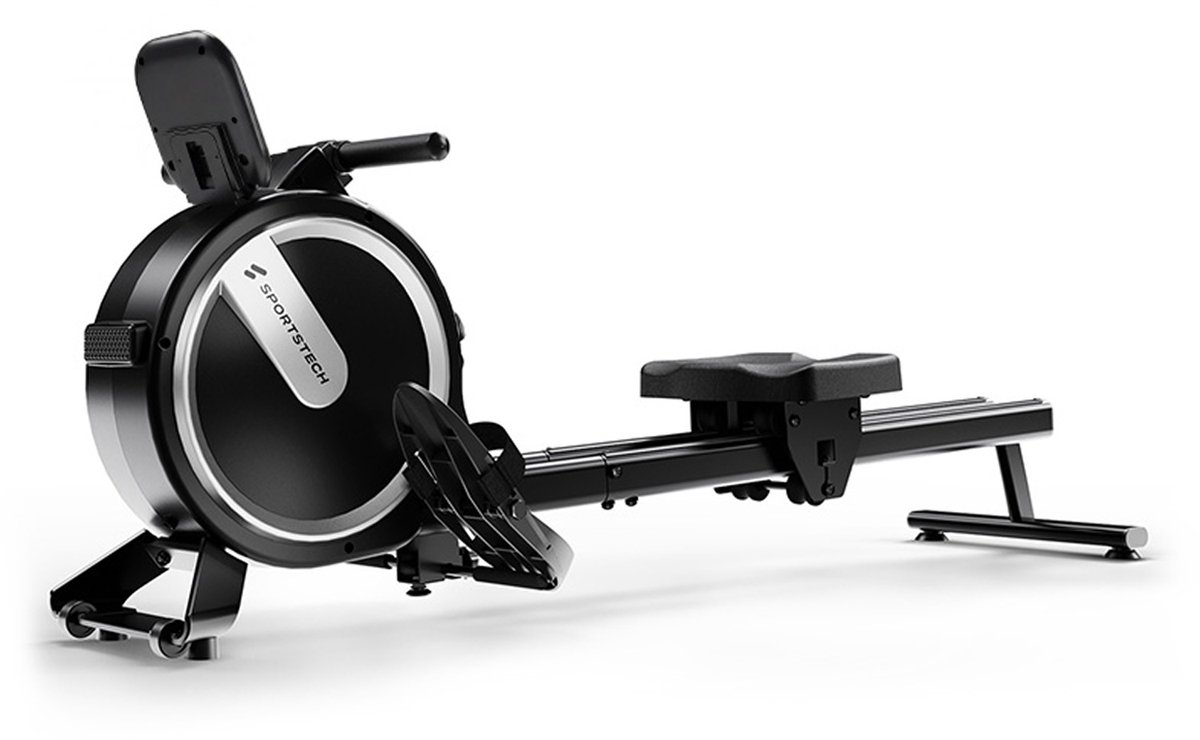 Sportstech PROwer Lite - Roeitrainer - 16 Weerstandsniveaus - Bluetooth App - Tablethouder