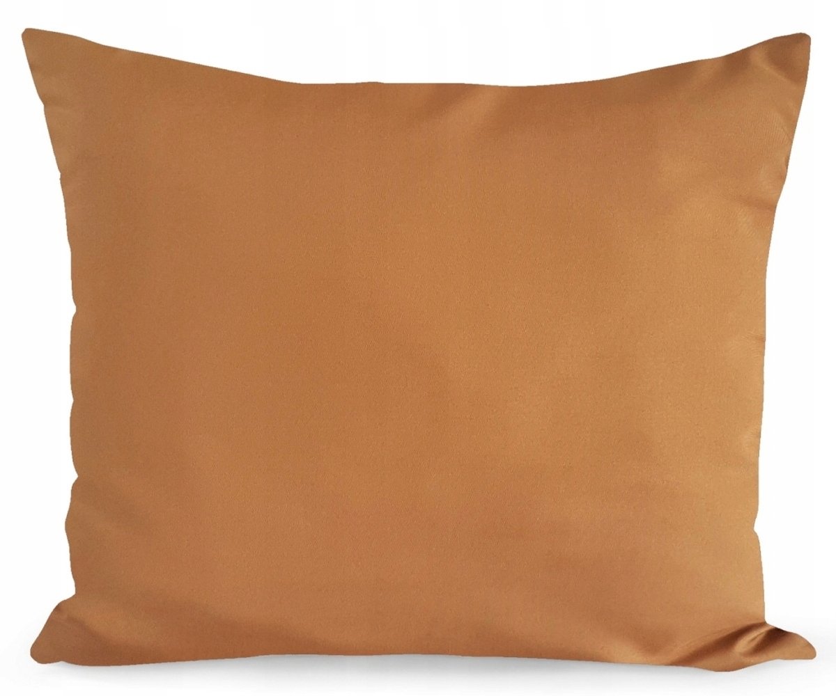 Mariall Dekoratieve Kussensloop 50x60cm - Effen Kleur - Zacht Microvezel Licht karamelbruin