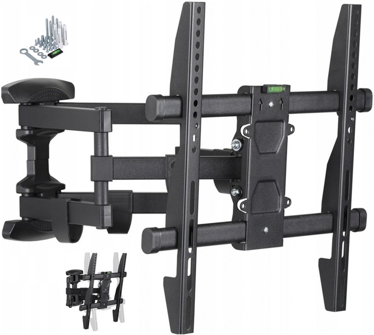Draaibare TV-muurbeugel voor 42-inch schermen, verstelbaar