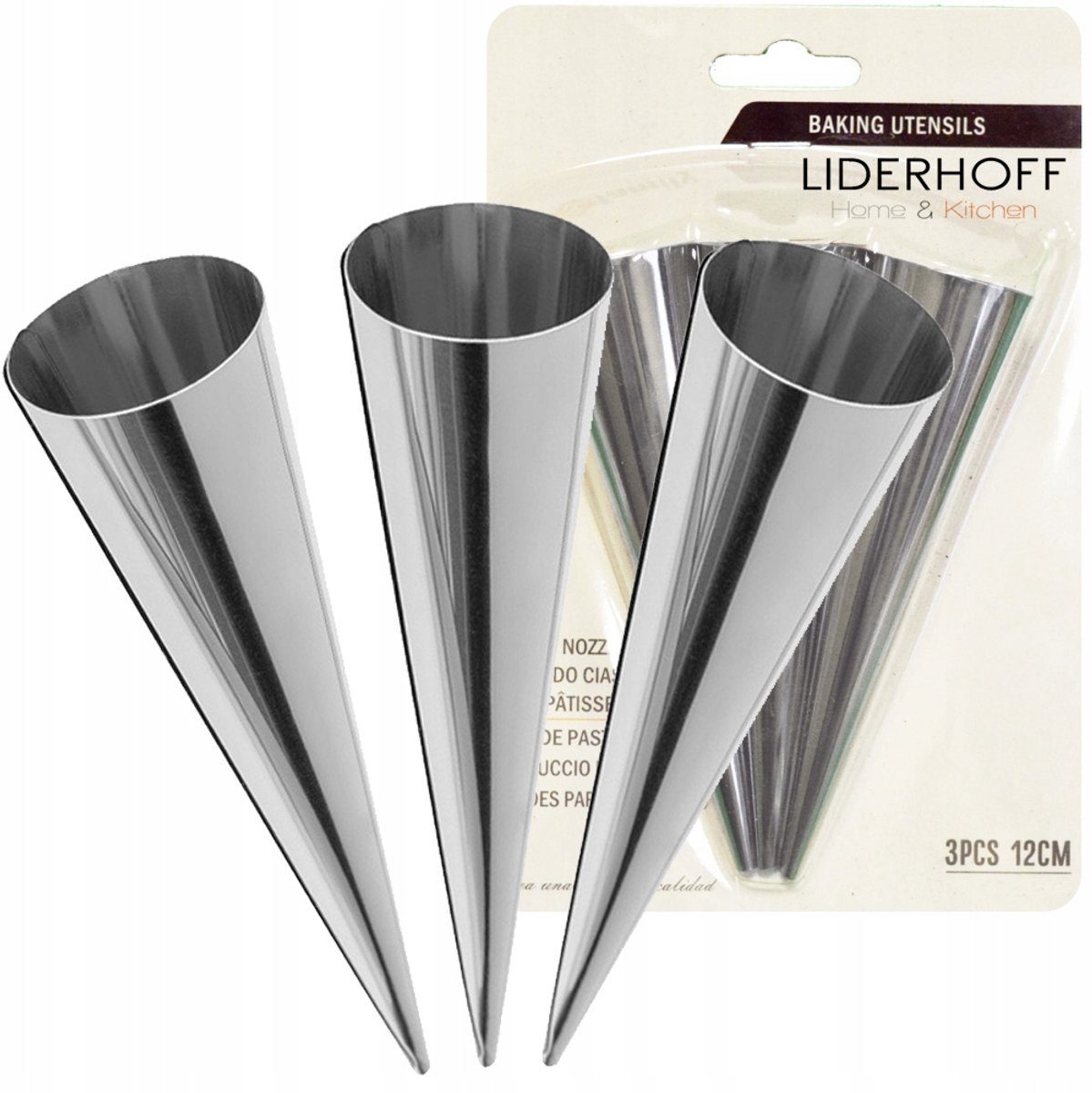 Metalen Krakelingen Vormen Set van 3, 12 cm