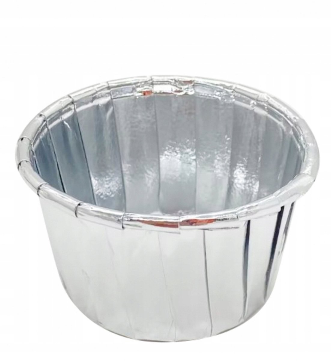 Muffin Vormpjes - 6 Stuks - Zilver - Papier & Aluminium