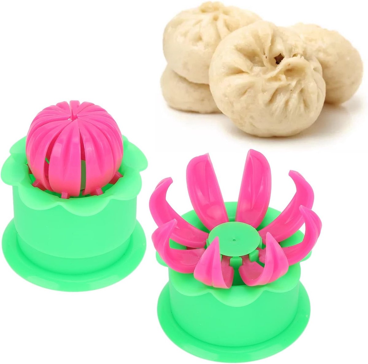 Stoom Broodje Maker voor Gevulde Knoedels en Baozi - Keuken Tool voor DIY Koken en Bakken van Broodjes