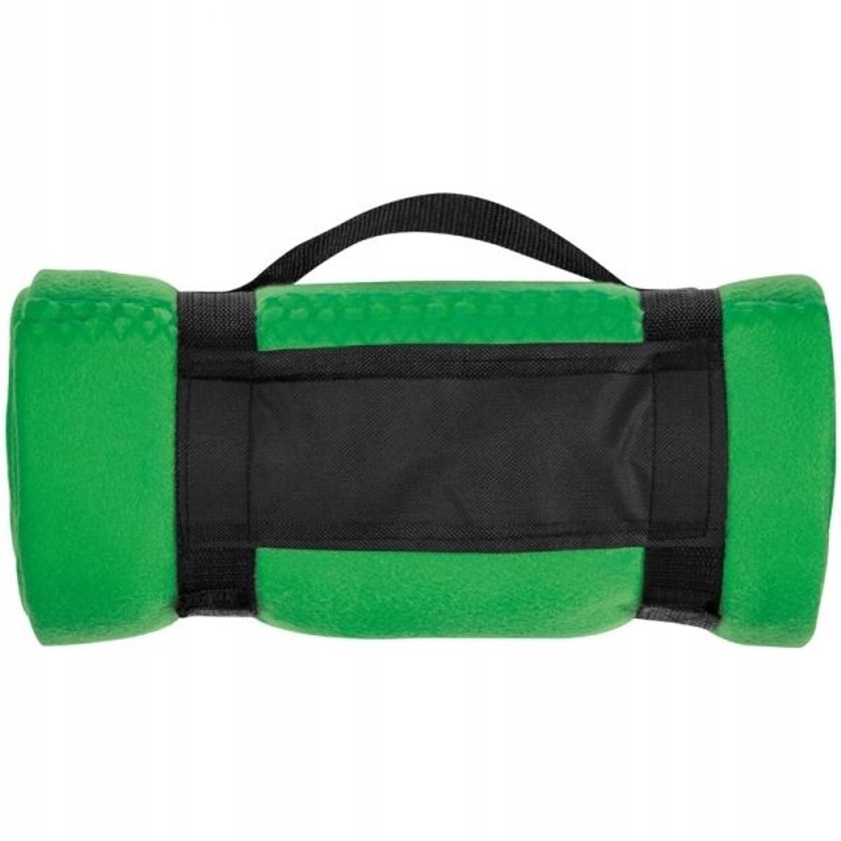 Zachte Groene Fleece Deken met Draagband - 180x120 cm
