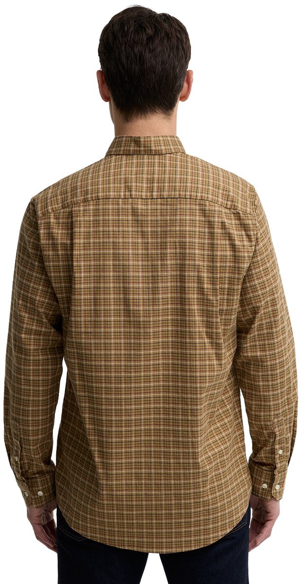 Barbour casual overhemd bruin