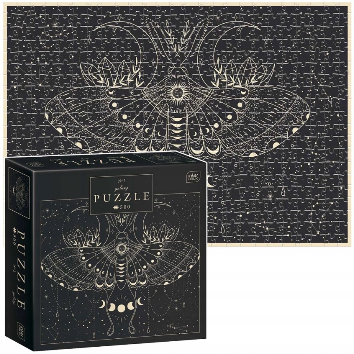 Merkloze Galaxy 2 Puzzel 500 Elementen - Educatief Speelgoed
