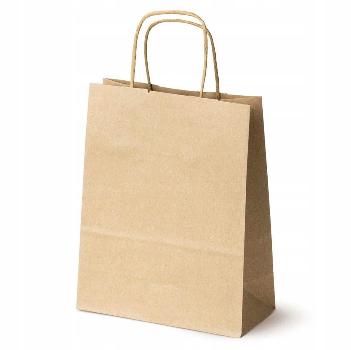 Papieren Draagtas A5 18x8x22,5 cm Bruin - 25 stuks