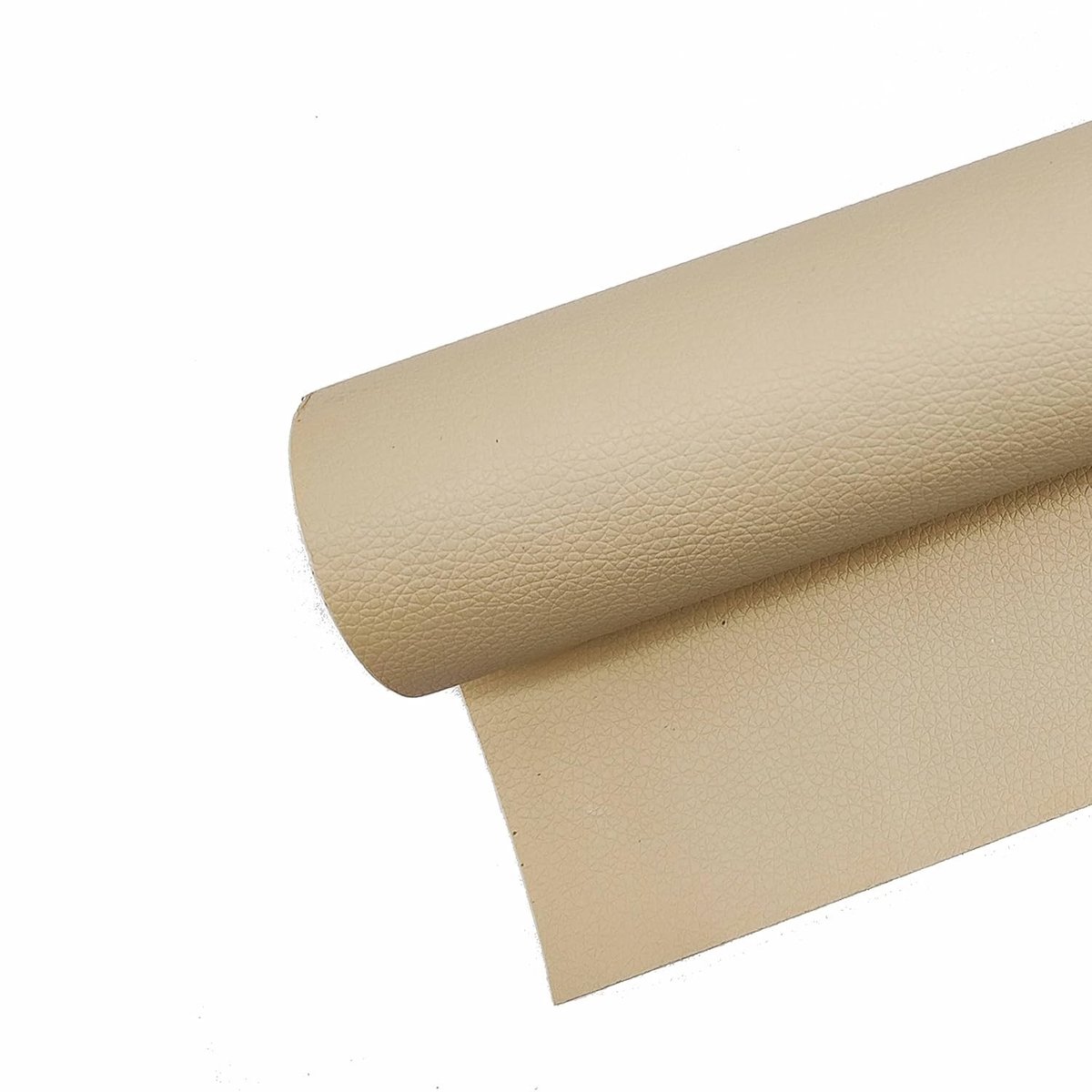 Zelfklevende Faux Leren Patches voor Reparatie van Motorfietsen, Meubels en Handwerken - 10 x 150 cm, Beige, Duurzaam en Veelzijdig