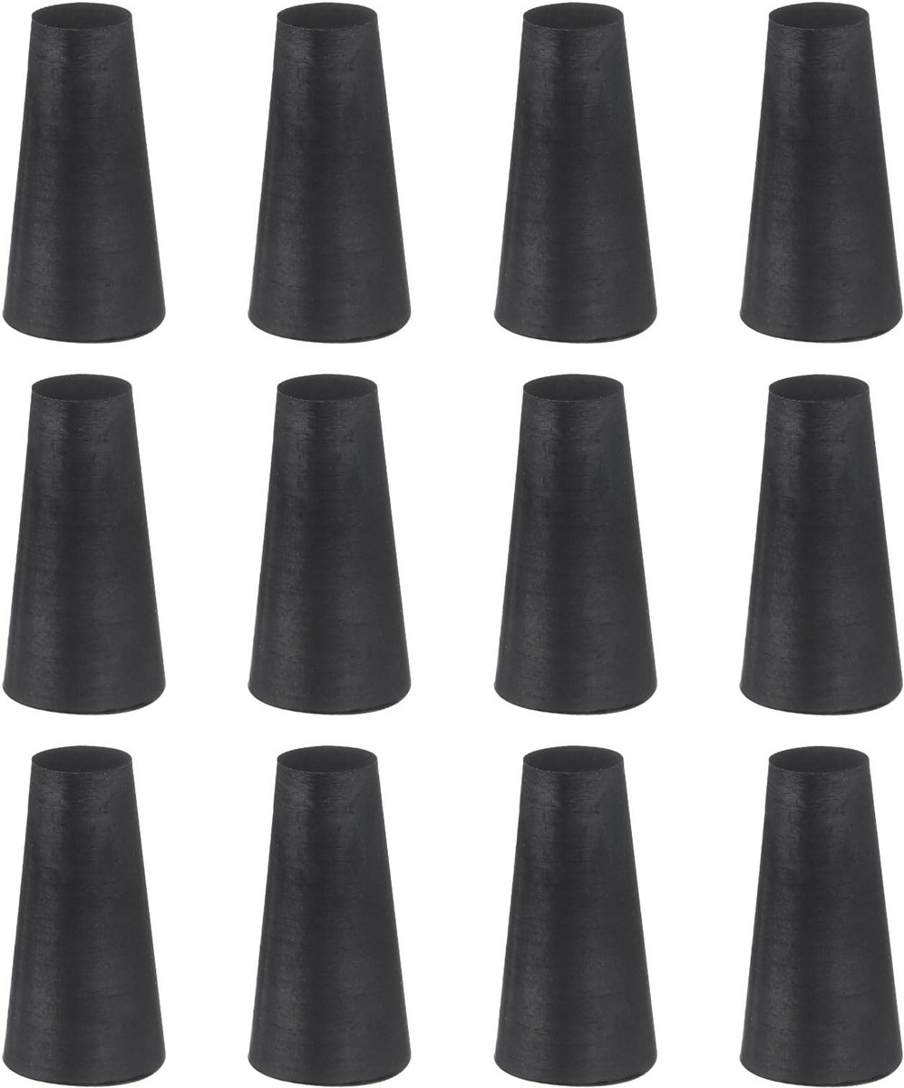 QUARKZMAN 12 stuks massief rubberen stoppen, 6 mm tot 10 mm, conische doppen, siliconenrubber, bestand tegen hoge - ShopVlot