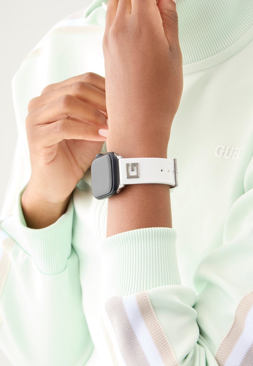 Guess Guess Apple Band (38Mm-40Mm) Horlogebanden Wit Armband Gemaakt Van 100% Siliconen not specified CS2022S1