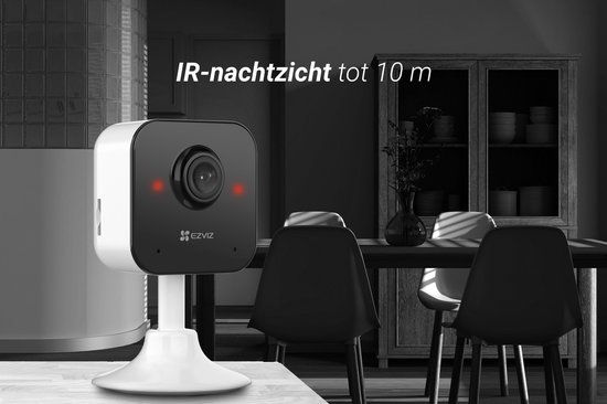 Ezviz H1C - IP-camera - Babycam - Full HD 1080P - Nachtzicht 10m - Tweerichtingsaudio - MicroSD-kaart - Wit van EZVIZ — afbeelding 5