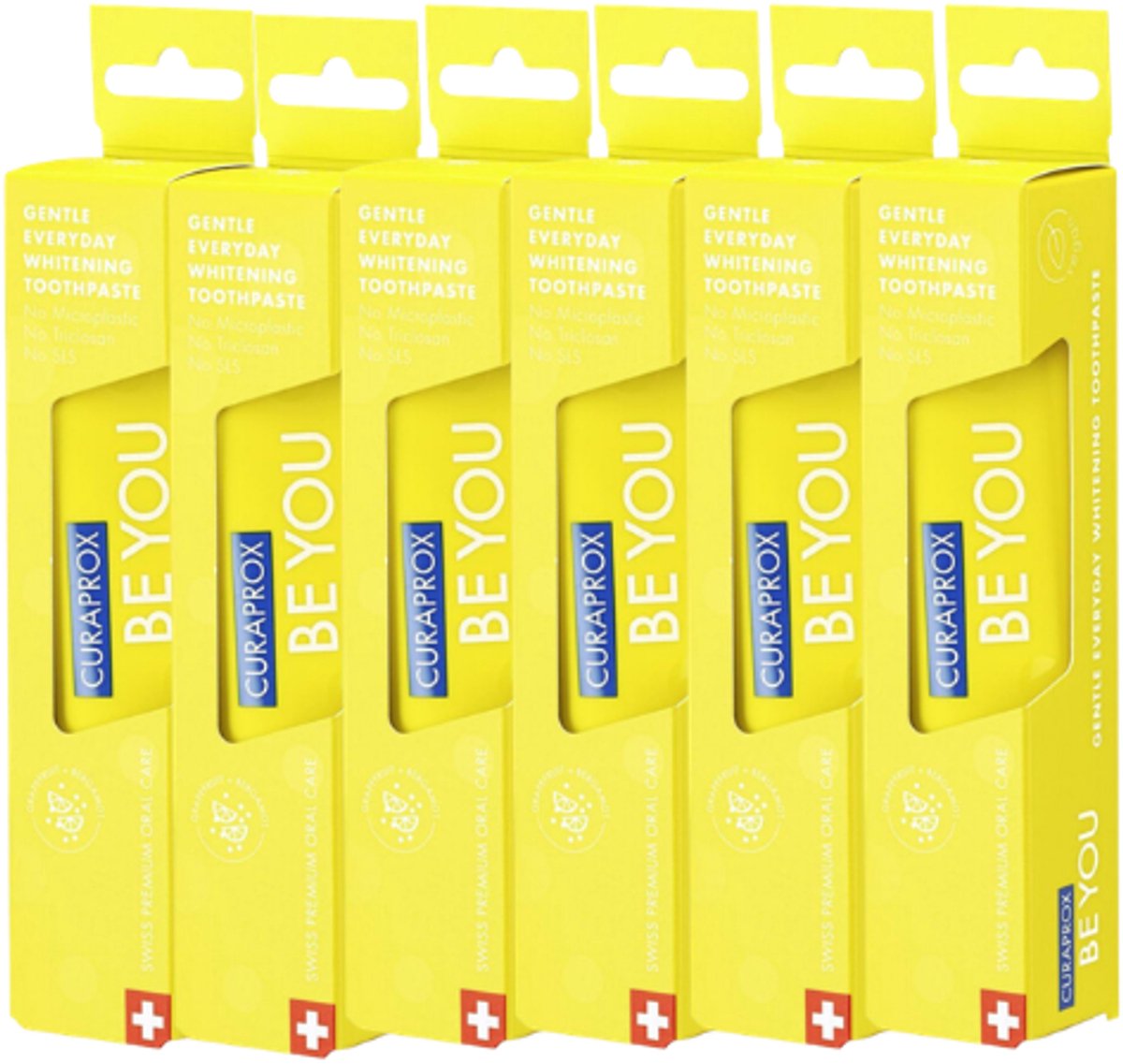 Curaprox Be You Tandpasta Rising Star - 6 x 60 ml - Voordeelverpakking