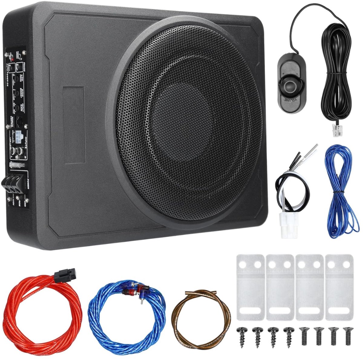 VH Supplies® Subwoofer Auto - Subwoofer voor in de Auto - Basluidspreker - 600W - Zwart