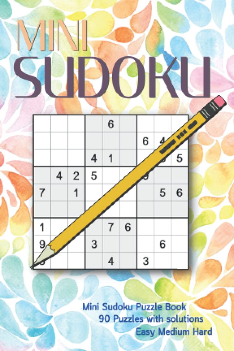 Mini Sudoku Puzzle Book: Small Size Sudoku Books For Adults : Keep Yourself Entertained For Hours with Sudoko Puzzle - ShopVlot