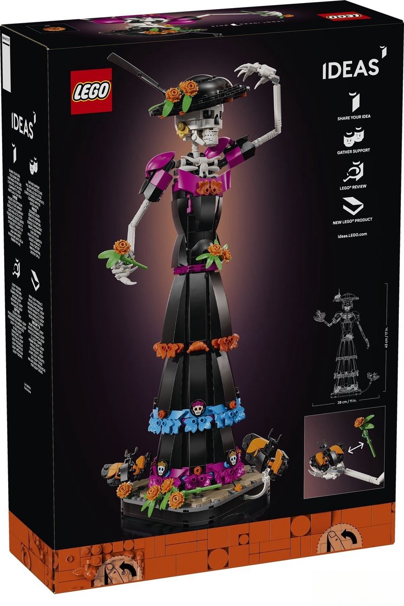 LEGO Ideas La Catrina Figuur Bouwpakket voor Volwassenen en Woondecoratie 21372 — cadeau in Spellen & Speelgoed - foto 8