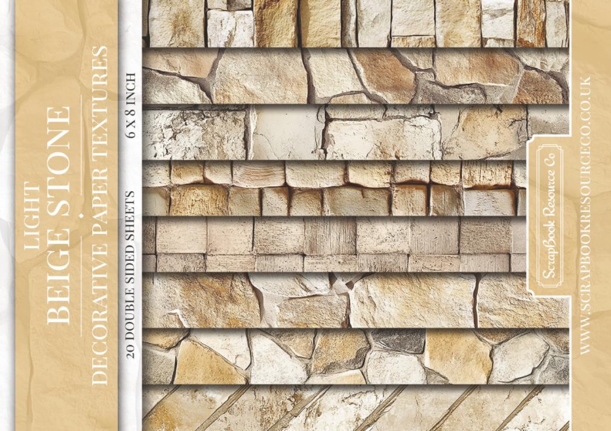 Light Beige Stone: Decorative Paper Textures - ShopVlot