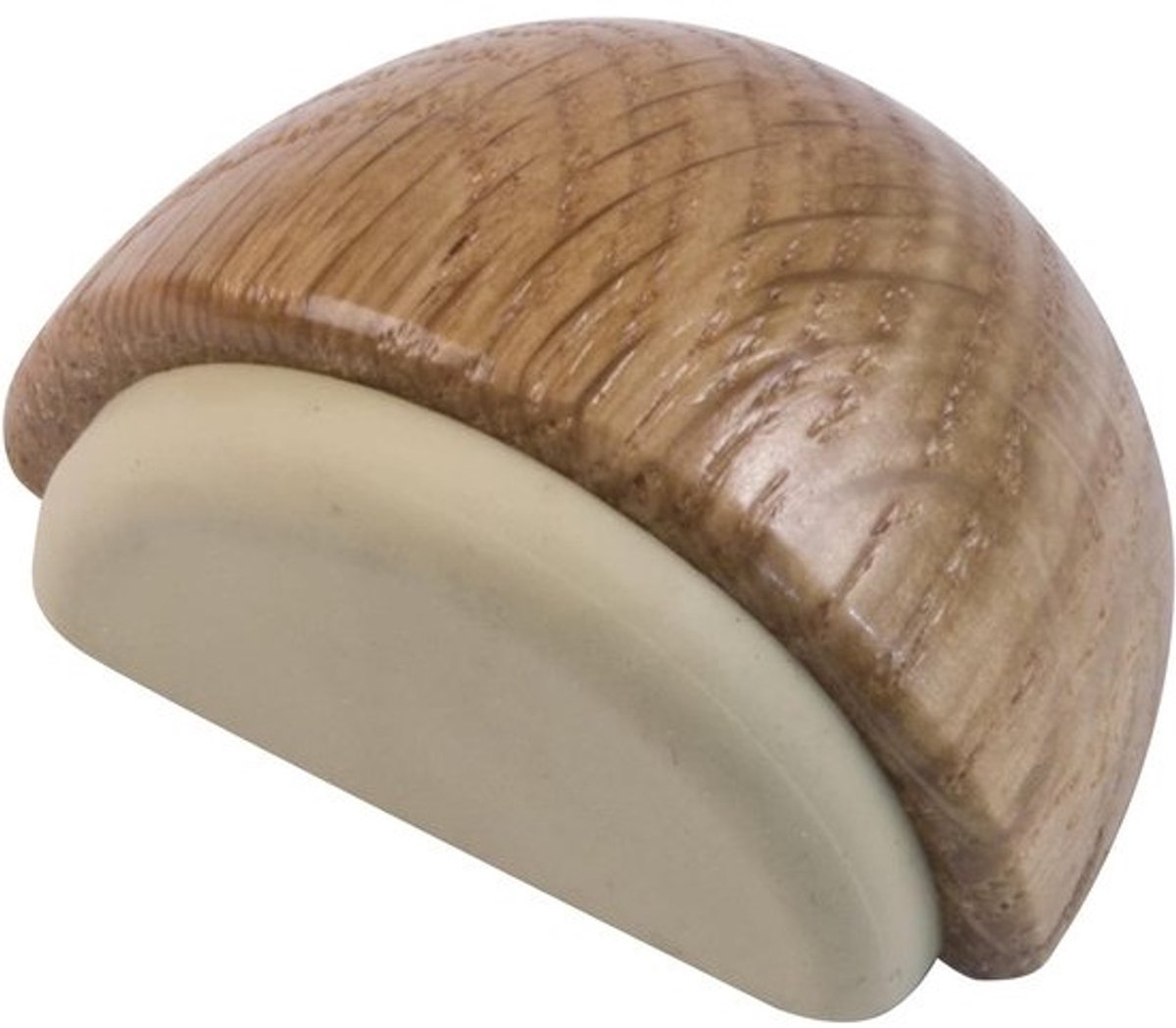 Deurstopper Hout - Zachte demper - Muren beschermen - Zelfklevend - 1 stuk - Eiken
