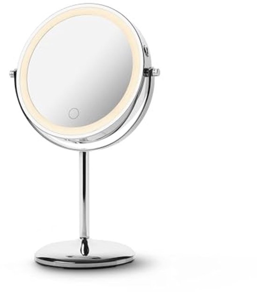 Cosmeticaspiegel met LED verlichting en vergroting