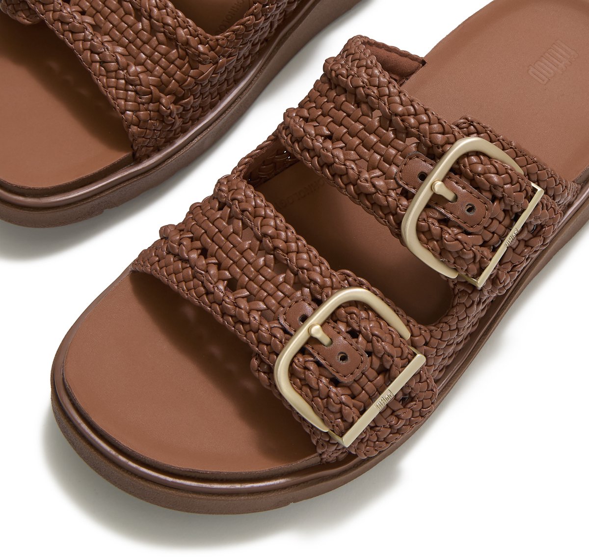 FitFlop Gen-FF Woven Two-Bar Slides - Maat 36