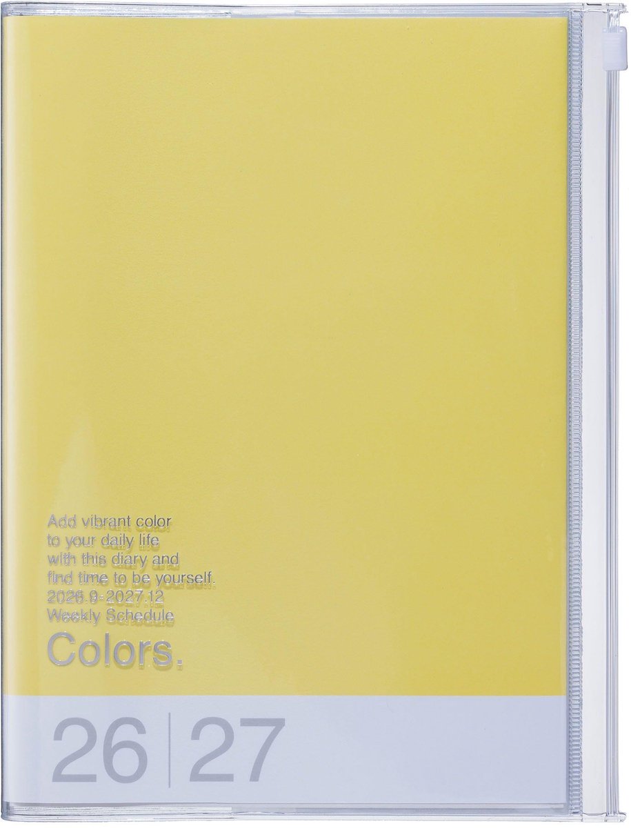 MARK'S 2026/27 Diary A5 Colors // Yellow - ShopVlot