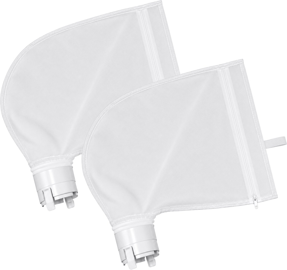 Set van 2 filterzakken voor Polaris 360 en Polaris 380 - Reservefilterzakken voor zwembadrobots met ritssluiting - Filterzak met ribben, compatibel met Phonillico®