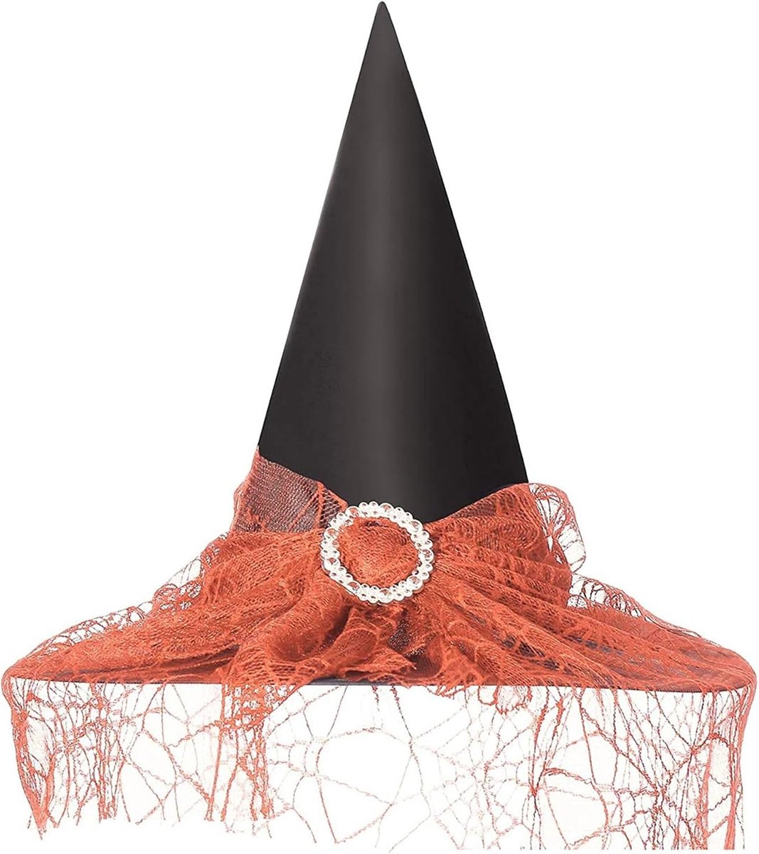 Paarse Puntige Heksenhoed voor Vrouwen - Perfect voor Halloween Feest, Kostuum en Verkleedpartijen
