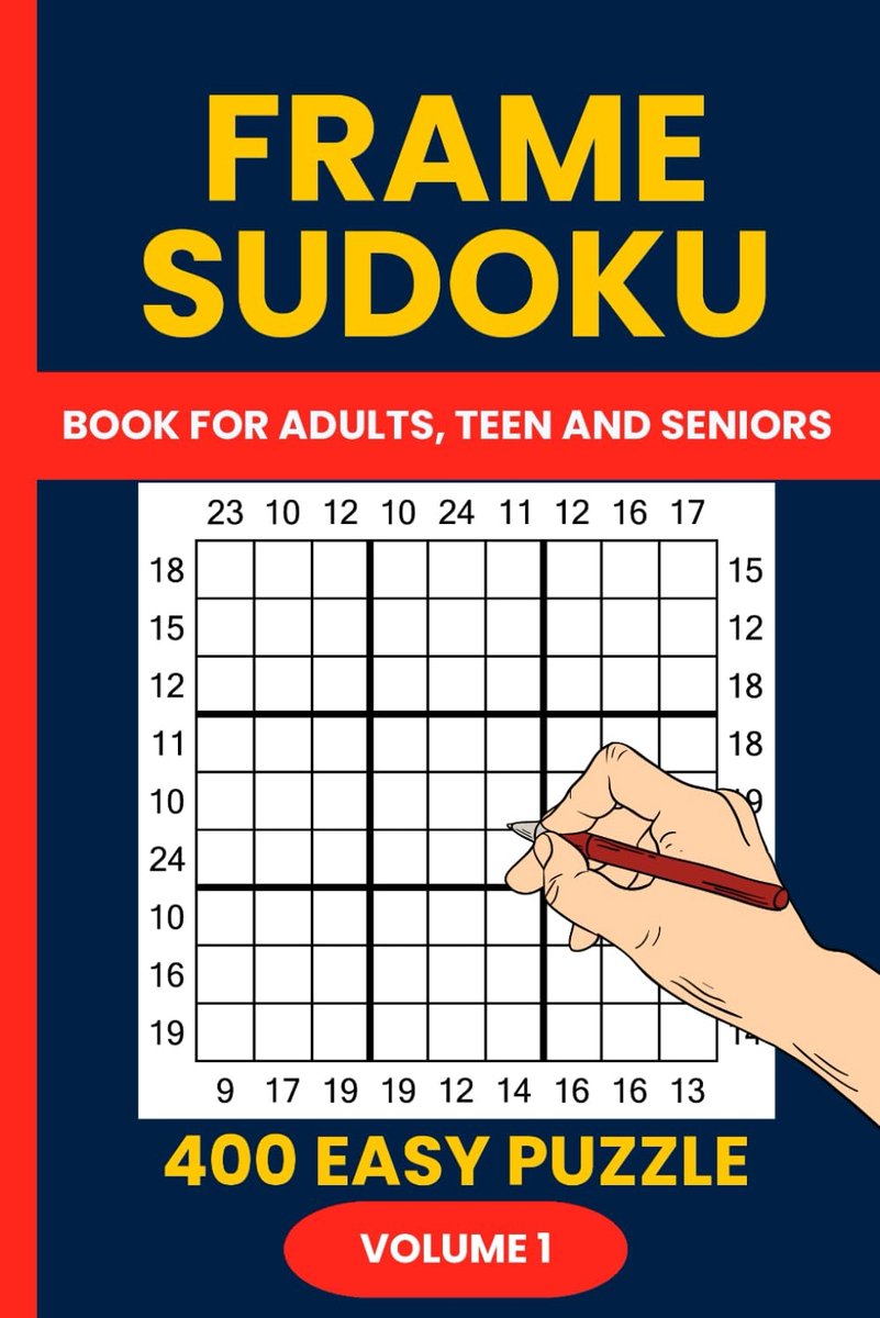 Frame Sudoku Puzzle Book Volume 1: 400 Easy Outside Sum Sudoku Puzzles for Beginners and Puzzle Lovers: A Fun and - ShopVlot
