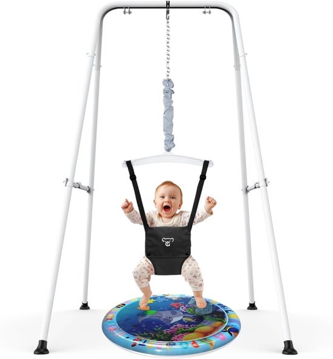 Hangschommel voor peuters en babyschommelstoel met standaard