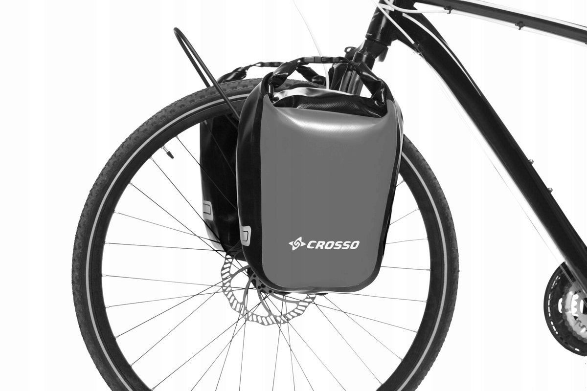 Crosso Dry 30 Fietstassen Set - Waterdicht & Universeel Rail Systeem