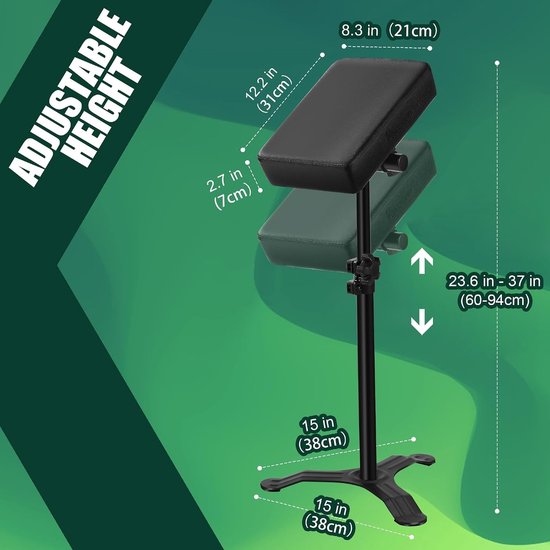 Verstelbare Tattoo Armsteun met Zachte Padding en Stevige Basis voor Comfortabel Werken — afbeelding 2