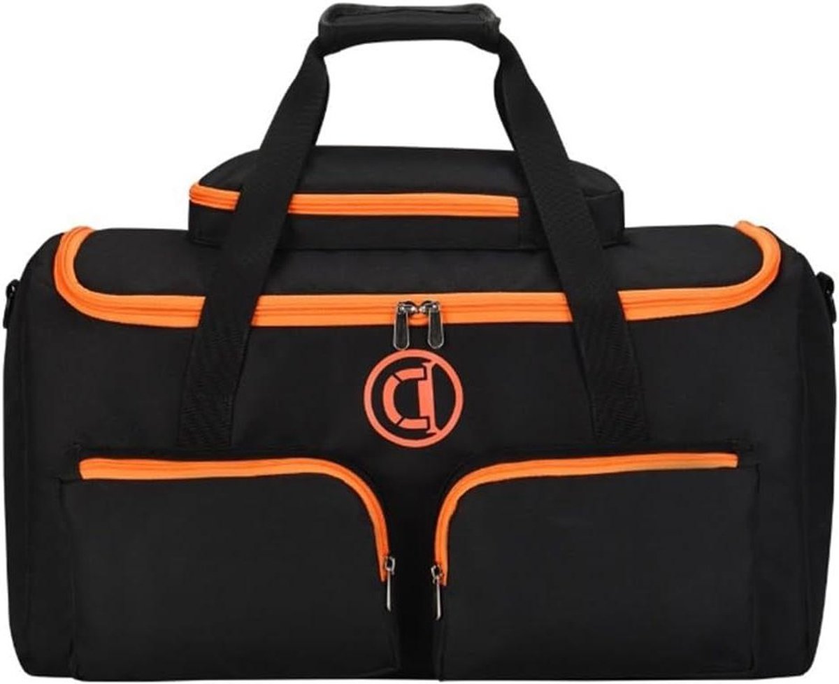 Speaker Draagtas - Opbergtas Beschermhoes - Muziek Transport - Extra Grote Capaciteit - 51.5 x 25 x 28.5 cm - Zwart