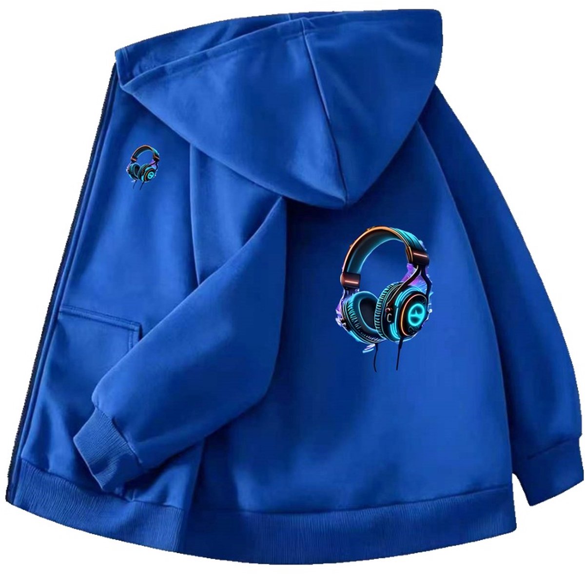 Currero Vest Jongens Met Rits Sweater Jongen Cardigan Gebreid Sweaters Hoodie Warme Trui Lange Mouw 14 Jaar Blauw