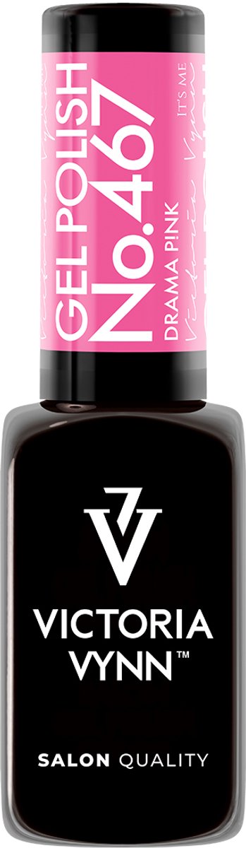 Victoria Vynn – Salon Gelpolish 467 Drama Pink - roze - gel polish - gellak - nagels - nagelverzorging - nagelstyliste - uv / led - nagelstylist - callance