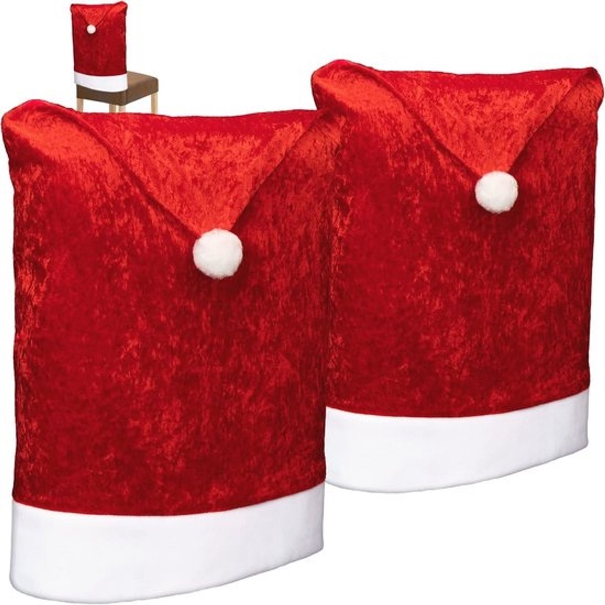 Premium kerststoelhoezen - Feestelijke decoratie voor een gezellige Kerst
