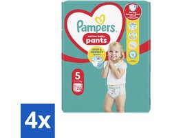 Pampers – Luierbroekjes – Baby Dry Pants Maat 5 – 22 Luiers - Voordeelverpakking - 4 stuks