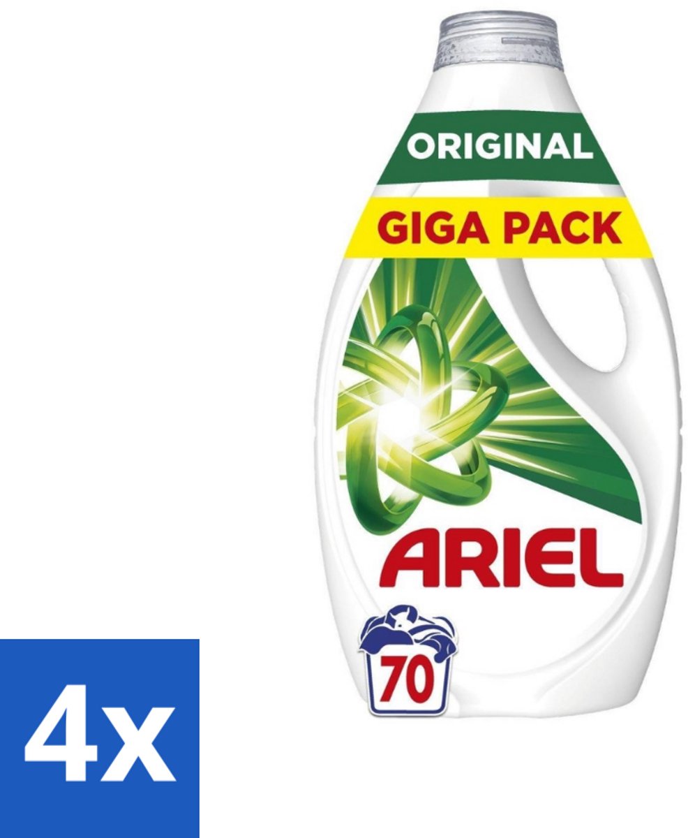 Ariel – Vloeibaar Wasmiddel – Original – 3150 ml – 70 wasbeurten - Voordeelverpakking - 4 stuks