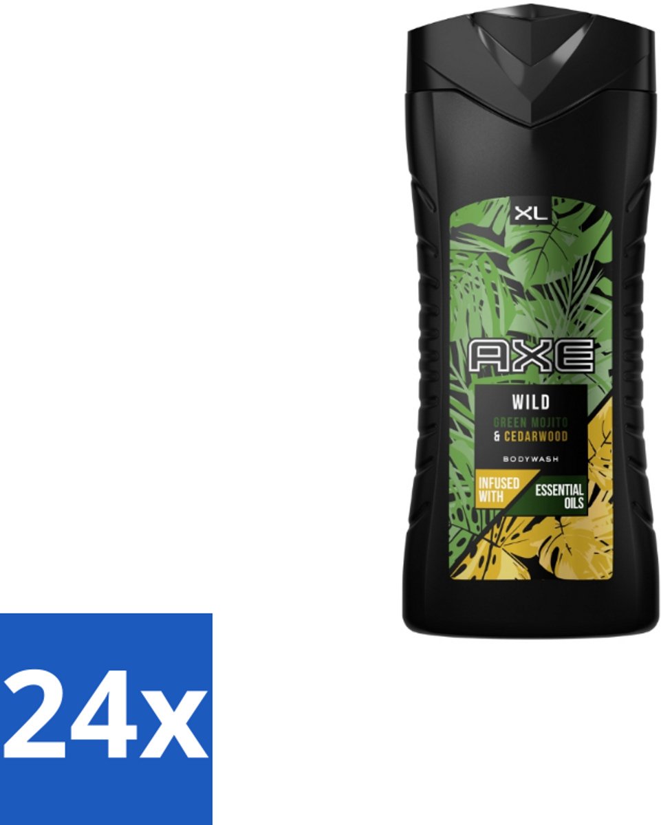 AXE - Douchegel - Wild - 400 ml - Voordeelverpakking - 24 stuks