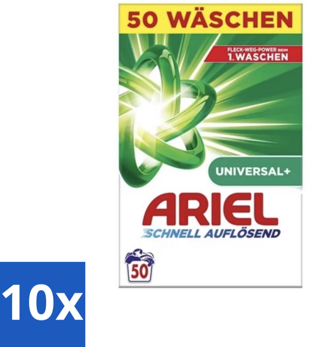 Ariel – Waspoeder – Original – 3 kg – 50 wasbeurten - Bulkverpakking - 10 stuks