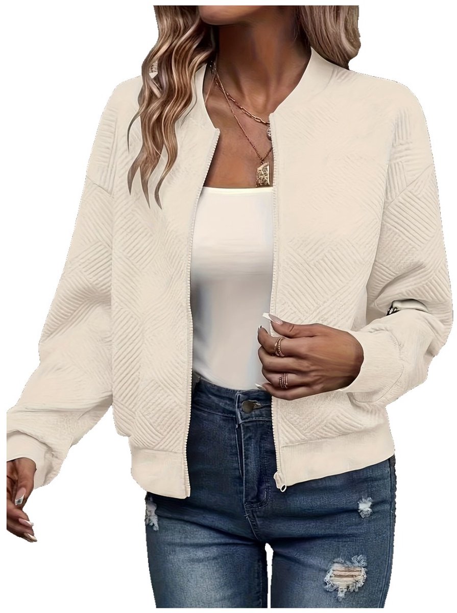 Currero Vest Dames Met Rits Sweater Cardigan Gebreid Sweaters Hoodie Warme Trui Lange Mouw Abrikoos