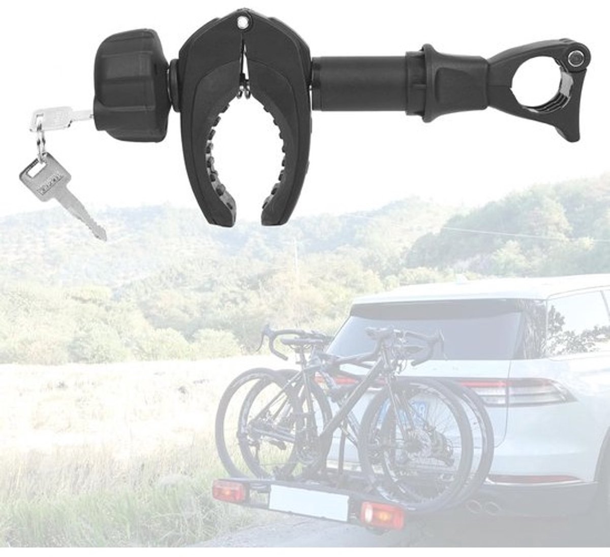 Framehouder voor Fietsendrager - Korte Bevestigingsklem van 25 cm