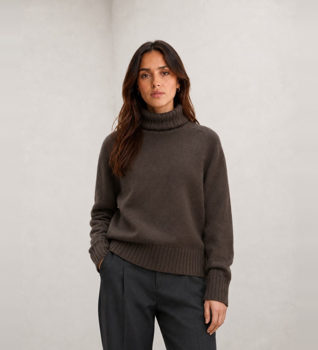 ECOALF Jersey Caqui donkerbruin