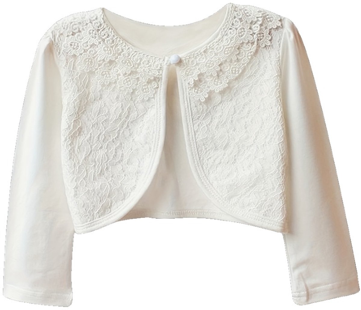 Currero Cardigan Meisjes Vest Meisje Met Knopen Kinderen Warm Gebreid Vest Long 9-10 Jaar Beige