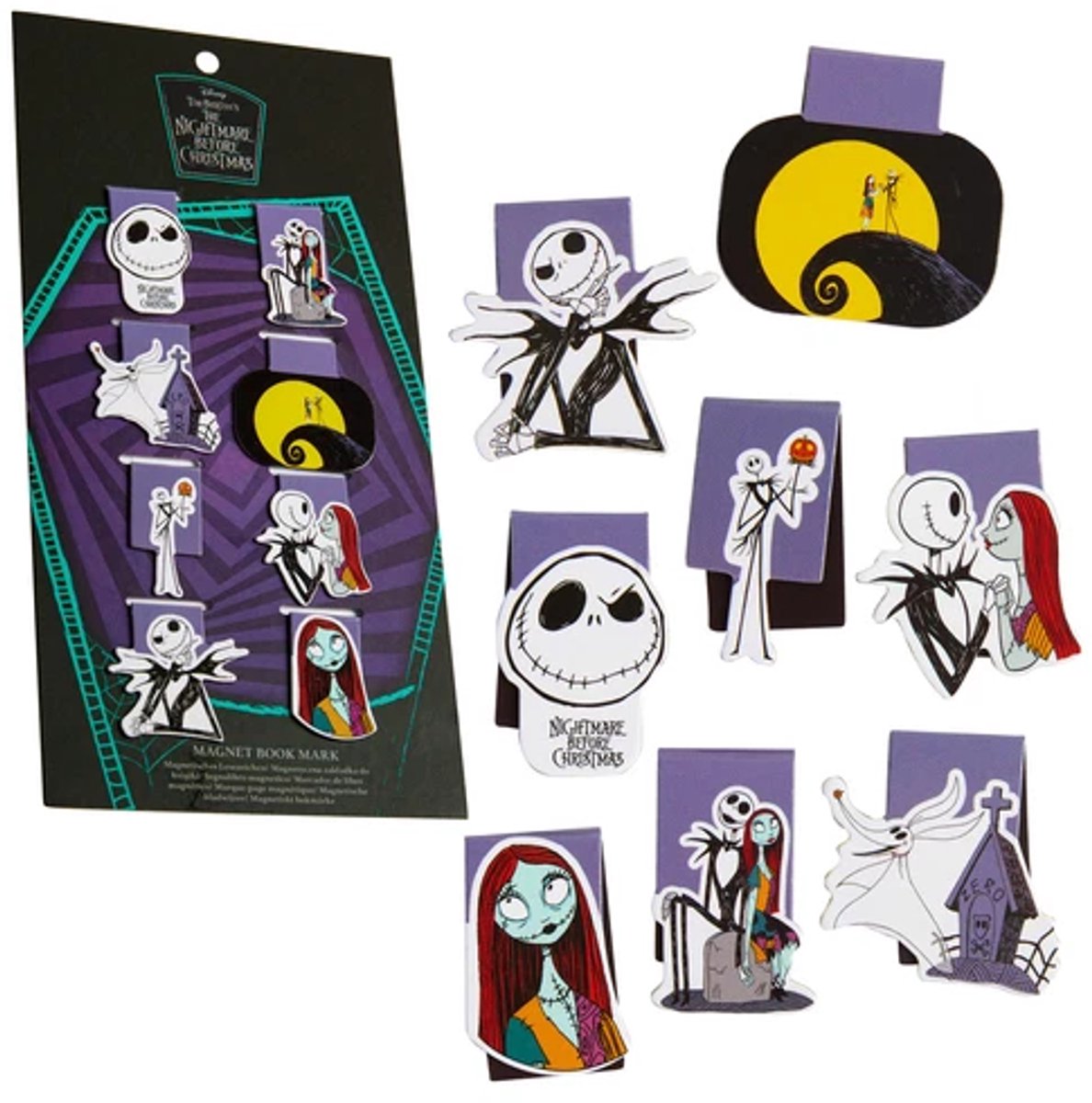 Disney The Nightmare Before Christmas magnetische bladwijzerclips (set van 8)