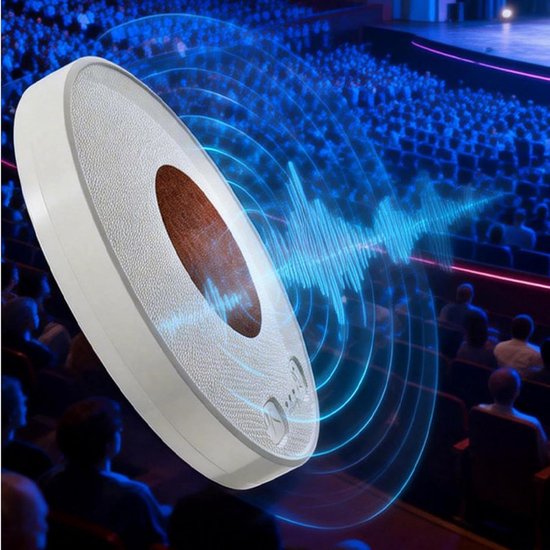 Slaapkussen Speaker - Muziekkussen - Rustgevend Geluid - Dun Hoge Resolutie - 8 x 8 x 1.4 cm - Oranje — afbeelding 2