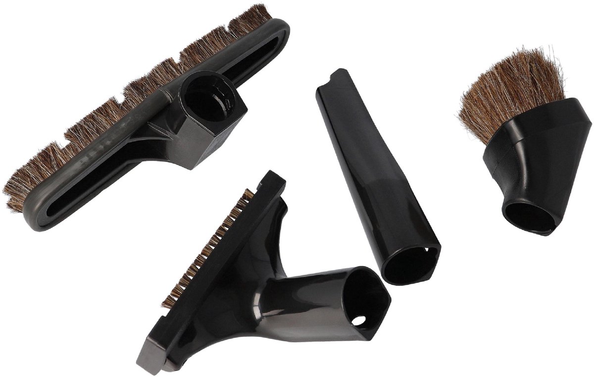 vhbw 4-delige vervangingsmondstukset voor Rainbow R-8058, R8058 stofzuigers - 32 mm zwart bruin