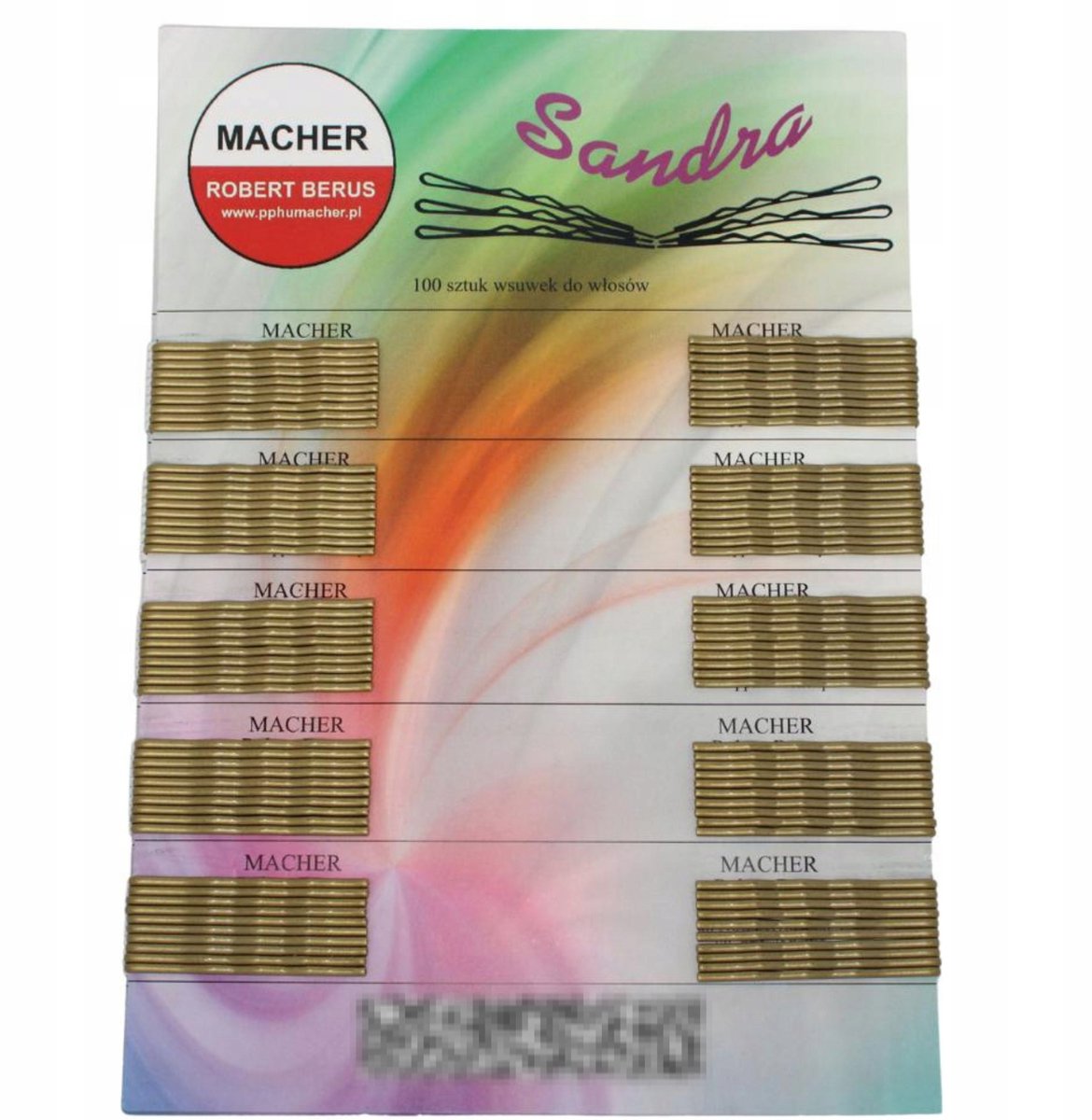 Gouden Haarspelden met Dubbele Balletjes - 5cm - 100 Stuks