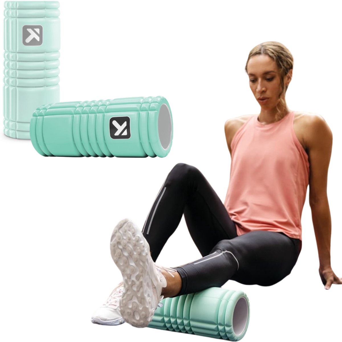 CRLYN® Foamroller Massage – Triggerpoint Massageroller – Fitness Roller – Pro