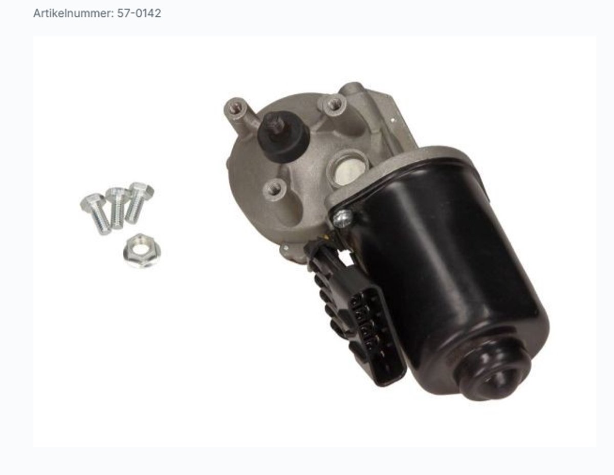 MAXGEAR Ruitenwissermotor 57-0142 | OEM 1270039 | 1270041 | 1270232 | 22084745 | Geschikt voor Opel Astra F, Corsa B, Combo & Tigra 1991-2001 | 12V Voorzijde | Links Gestuurd