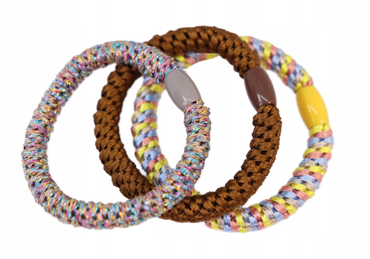 Set van 3 Glitter Haarbanden - Elastisch en Stevig