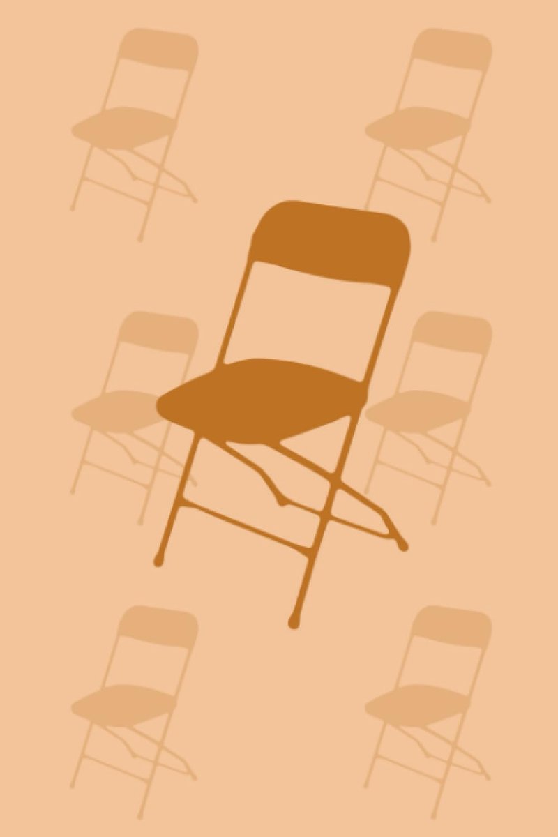 Orange Folding Chair - ShopVlot