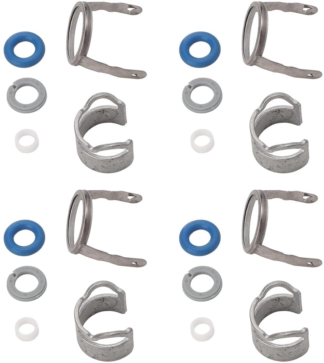 O Ring Set voor Brandstofinjectoren, O Ring Kit voor Brandstofinjector Bevestiging, Geschikt voor Hatchback en Saloon Modellen